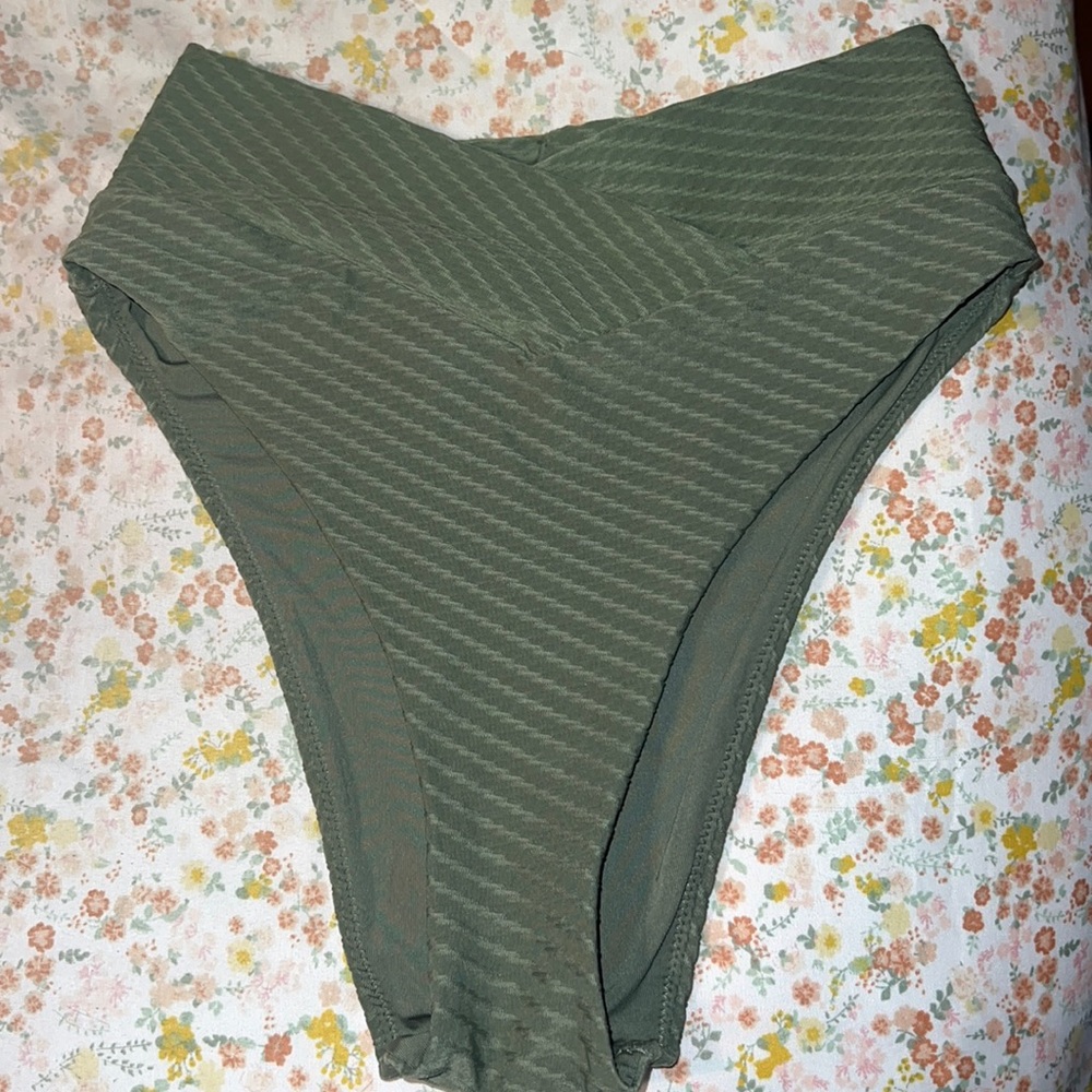 EUC Aerie high waisted cut bikini bottom
